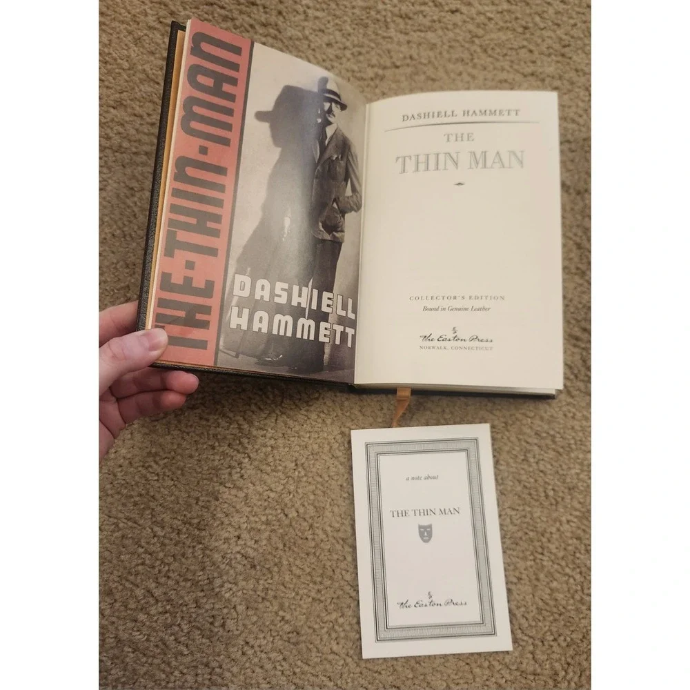 DASHIELL HAMMETT 1st leather EASTON THE THIN MAN